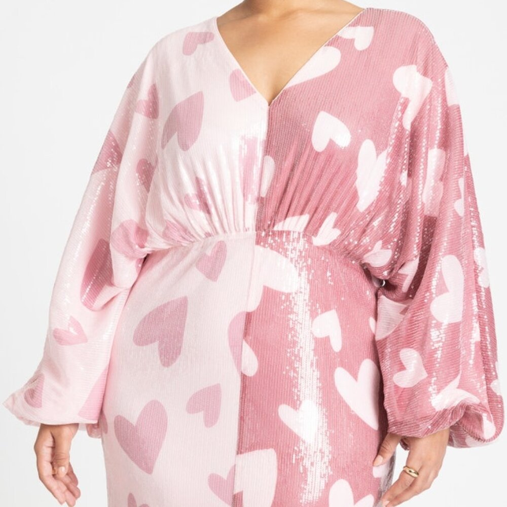 Split Pattern Heart Dress - image 3